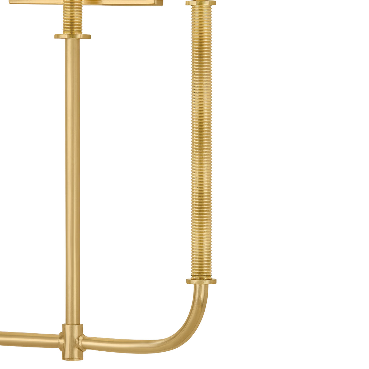 Pratt Double Wall Sconce 21", Aged Brass