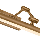 Roland LED Picture Light 16", Patina Brass