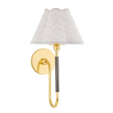 Sara Wall Sconce 17", Aged Brass and Bronze