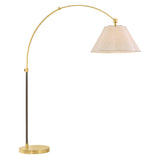 Sara Arched Floor Lamp 70", Aged Brass and Bronze