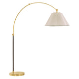 Sara Arched Floor Lamp 70", Aged Brass and Bronze