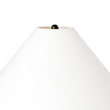 Andrea Table Lamp 27", Whitewashed Ceramic