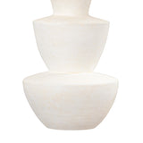 Andrea Table Lamp 27", Whitewashed Ceramic