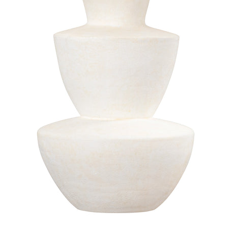 Andrea Table Lamp 27", Whitewashed Ceramic