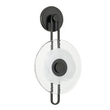 Quella LED Wall Sconce 18", Old Bronze and Piastre Glass