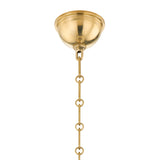 Ambrose Small Pendant 10", Urban Bronze and Aged Brass