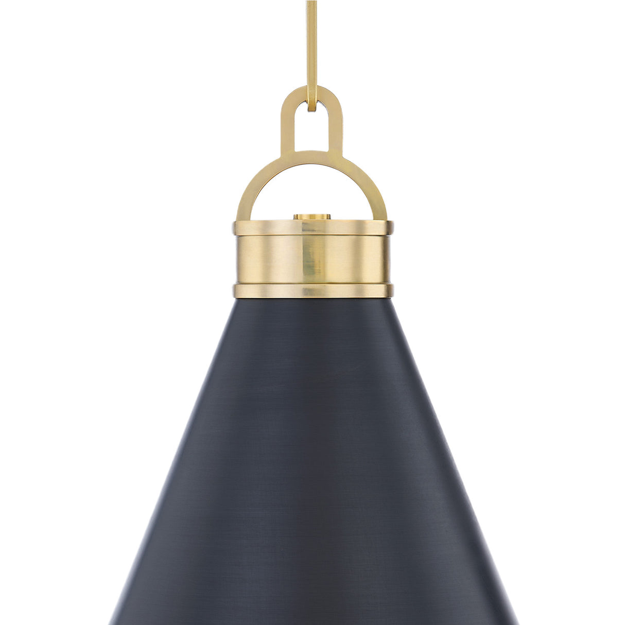 Ambrose Medium Pendant 15", Urban Bronze and Aged Brass