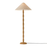 Audra Floor Lamp 64", Natural Oak