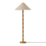 Audra Floor Lamp 64", Natural Oak