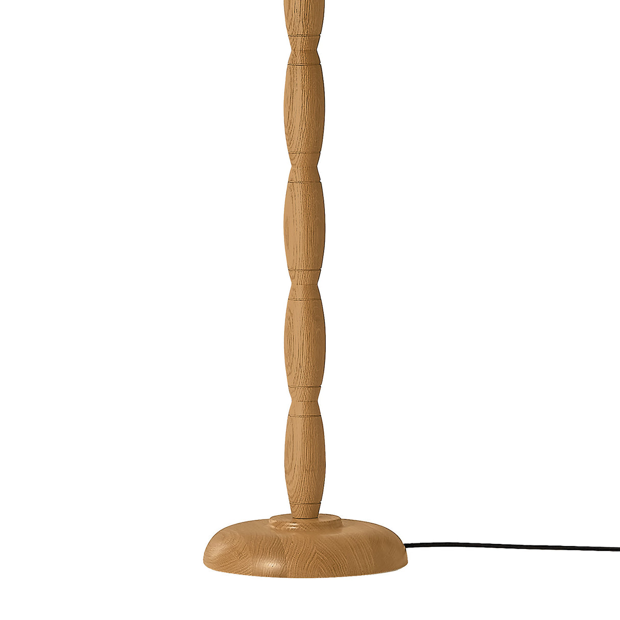 Audra Floor Lamp 64", Natural Oak