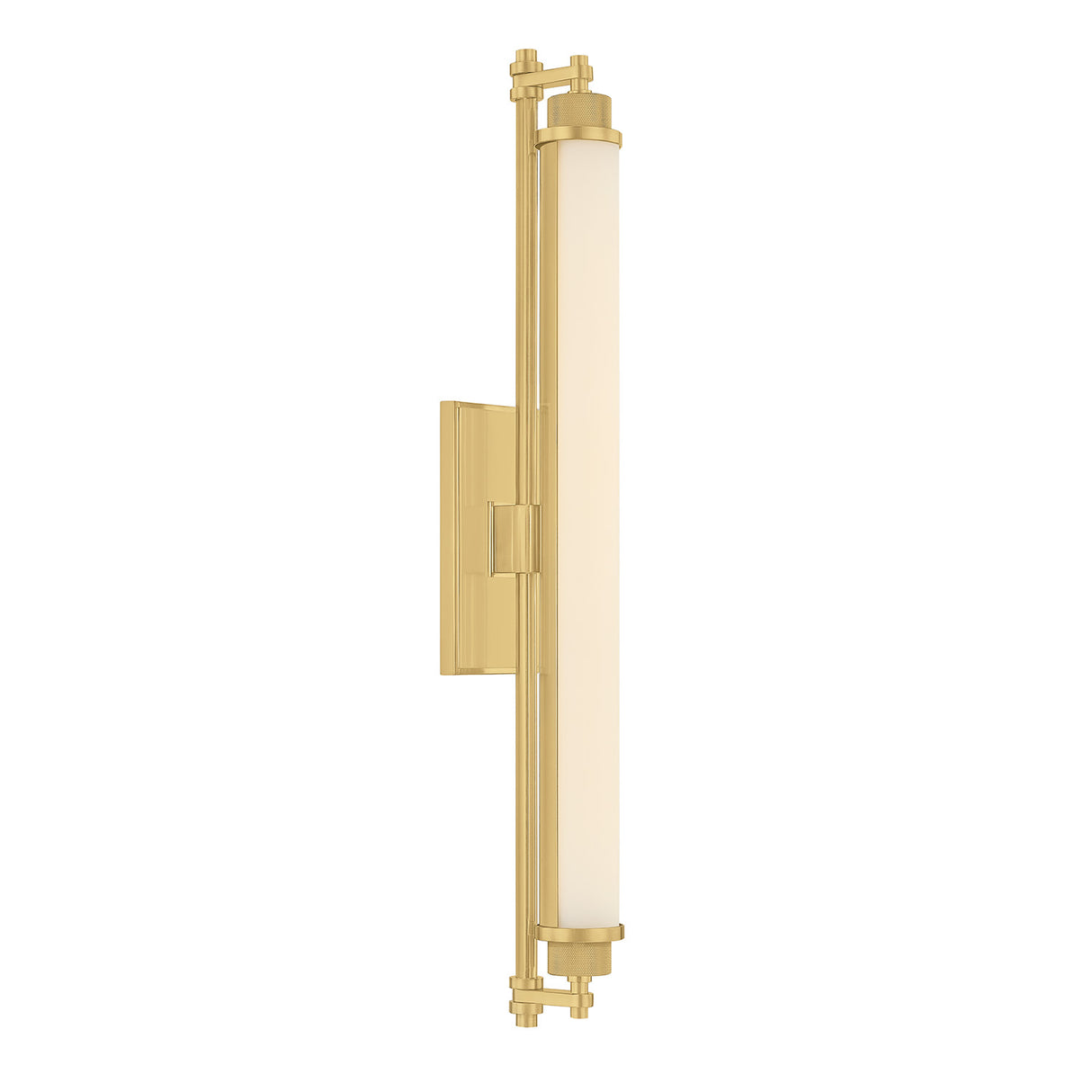 Empire LED Wall Sconce 28", Aged Brass