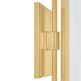Empire LED Wall Sconce 28", Aged Brass