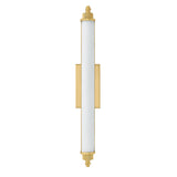 Empire LED Wall Sconce 28", Aged Brass