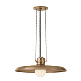 Titan Large Pendant 24", Patina Brass