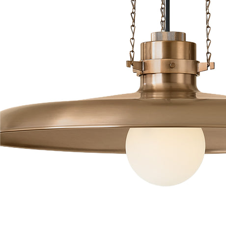 Titan Large Pendant 24", Patina Brass