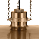 Titan Large Pendant 24", Patina Brass