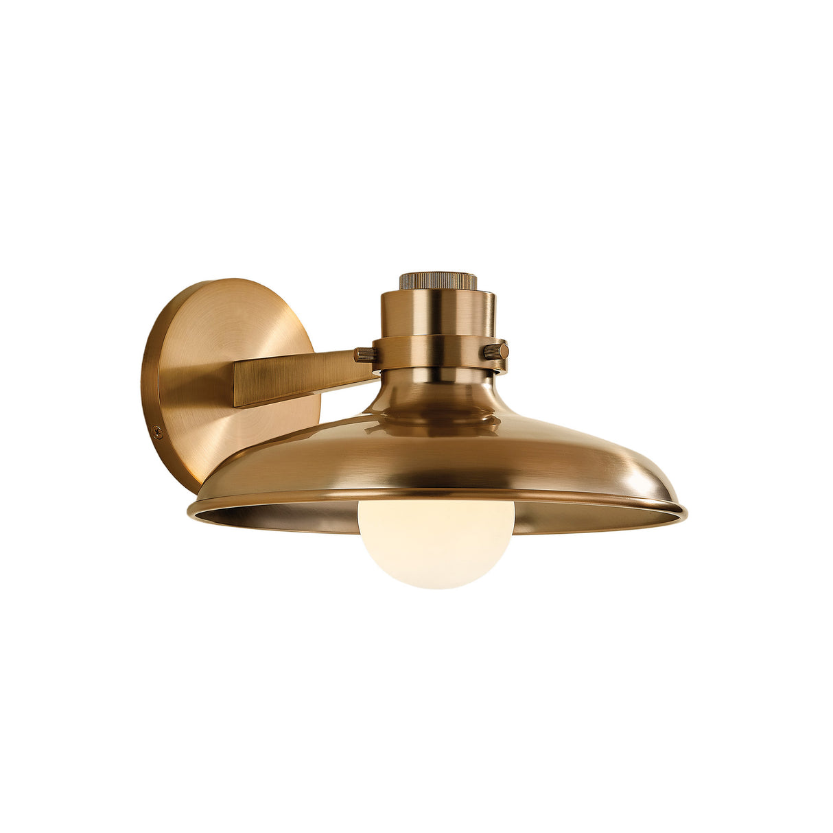 Titan 7" Wall Sconce, Patina Brass