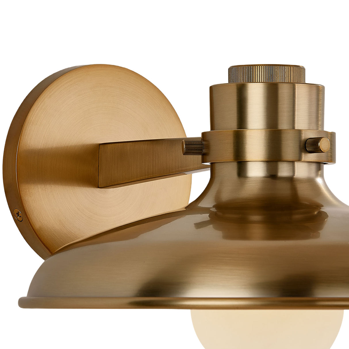 Titan 7" Wall Sconce, Patina Brass