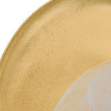 Philo Wall Sconce 12", Gold Leaf and Art Glass