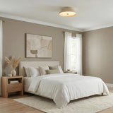 Lark Small LED Flush Mount 12", Beige