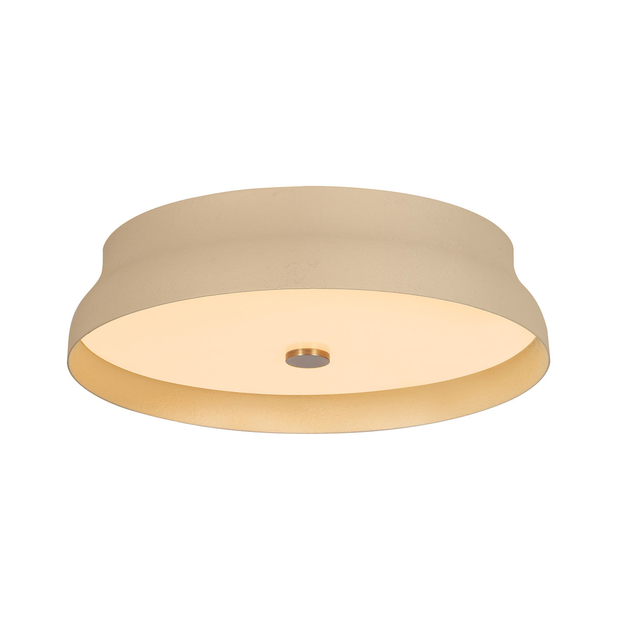 Lark Medium LED Flush Mount 16", Beige