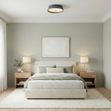 Lark Medium LED Flush Mount 16", Slate