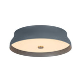 Lark Medium LED Flush Mount 16", Slate
