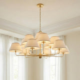 Belmont 13 Light Chandelier 55", Aged Brass