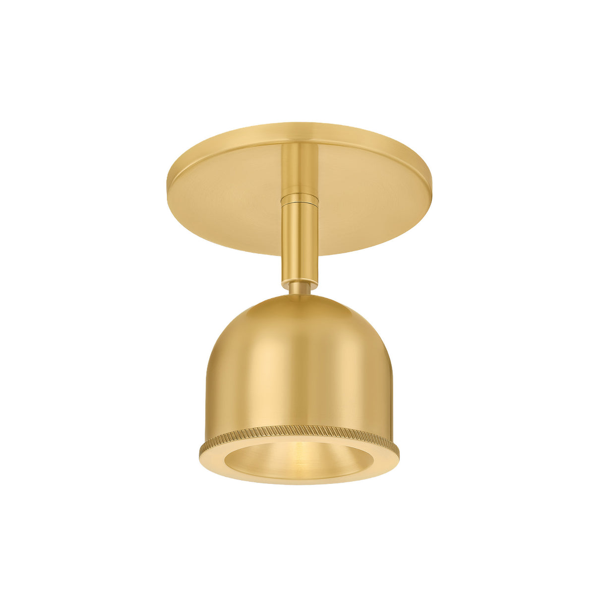 Sita LED Adjustable Spot Light 4", Aged Brass