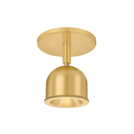 Sita LED Adjustable Spot Light 4", Aged Brass