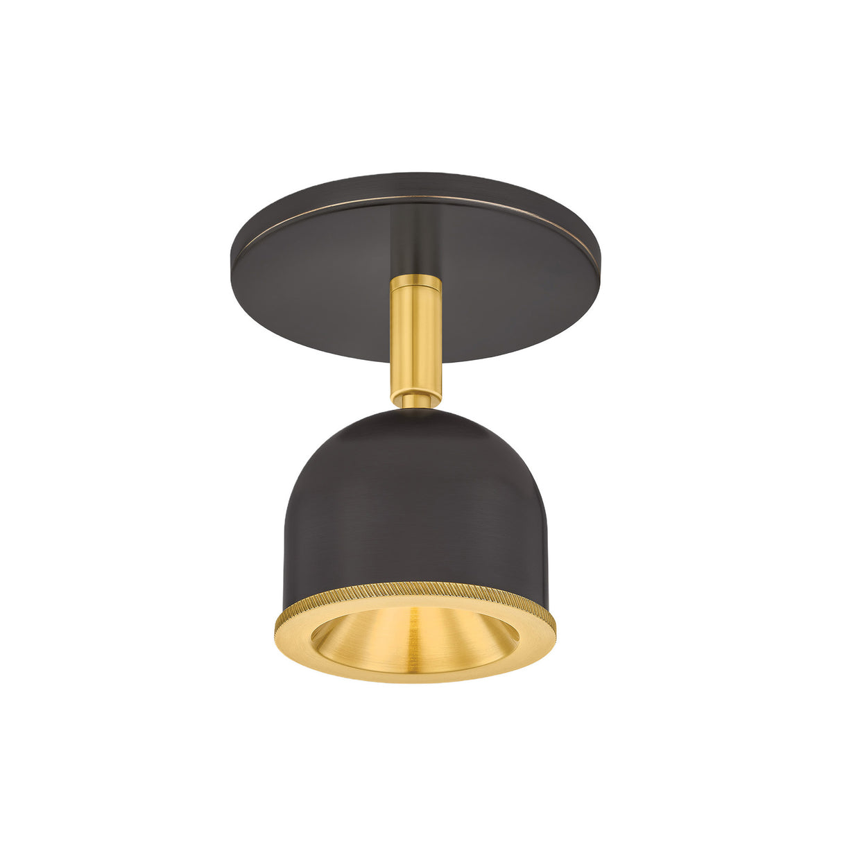 Sita LED Adjustable Spot Light 4", Aged Brass and Bronze
