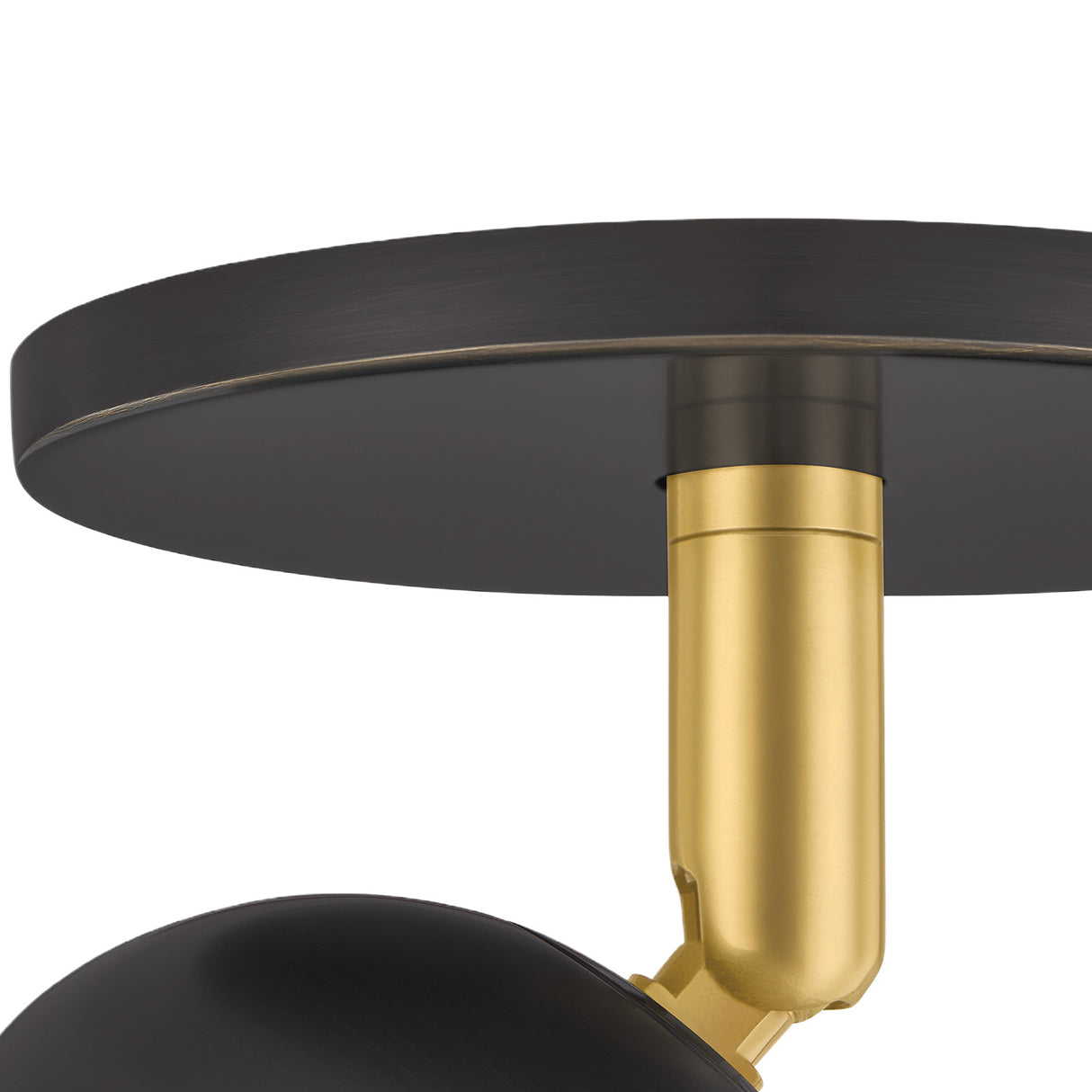 Sita LED Adjustable Spot Light 4", Aged Brass and Bronze