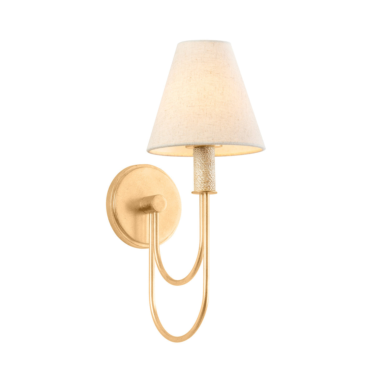 Velora Wall Sconce 16", Gold Leaf