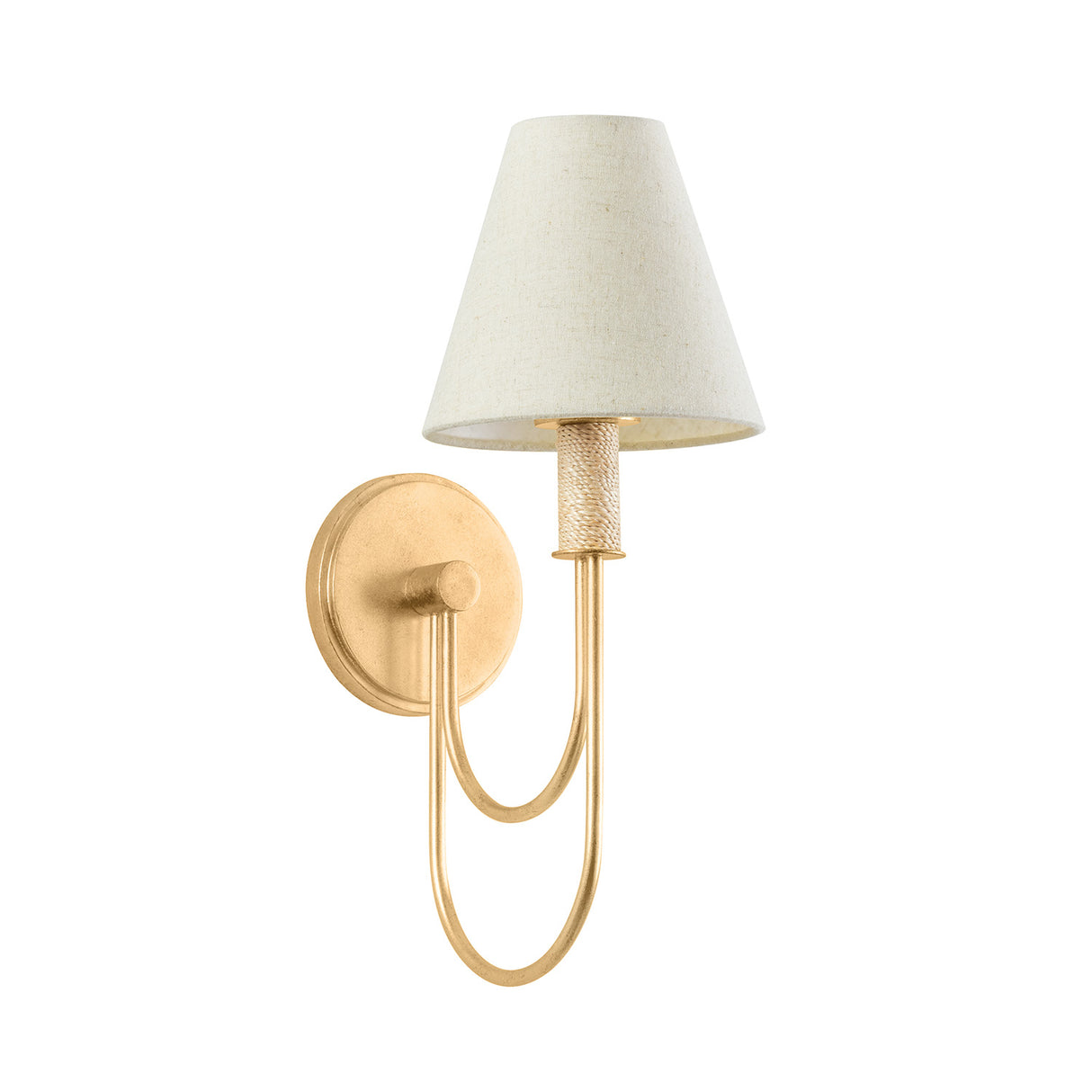 Velora Wall Sconce 16", Gold Leaf