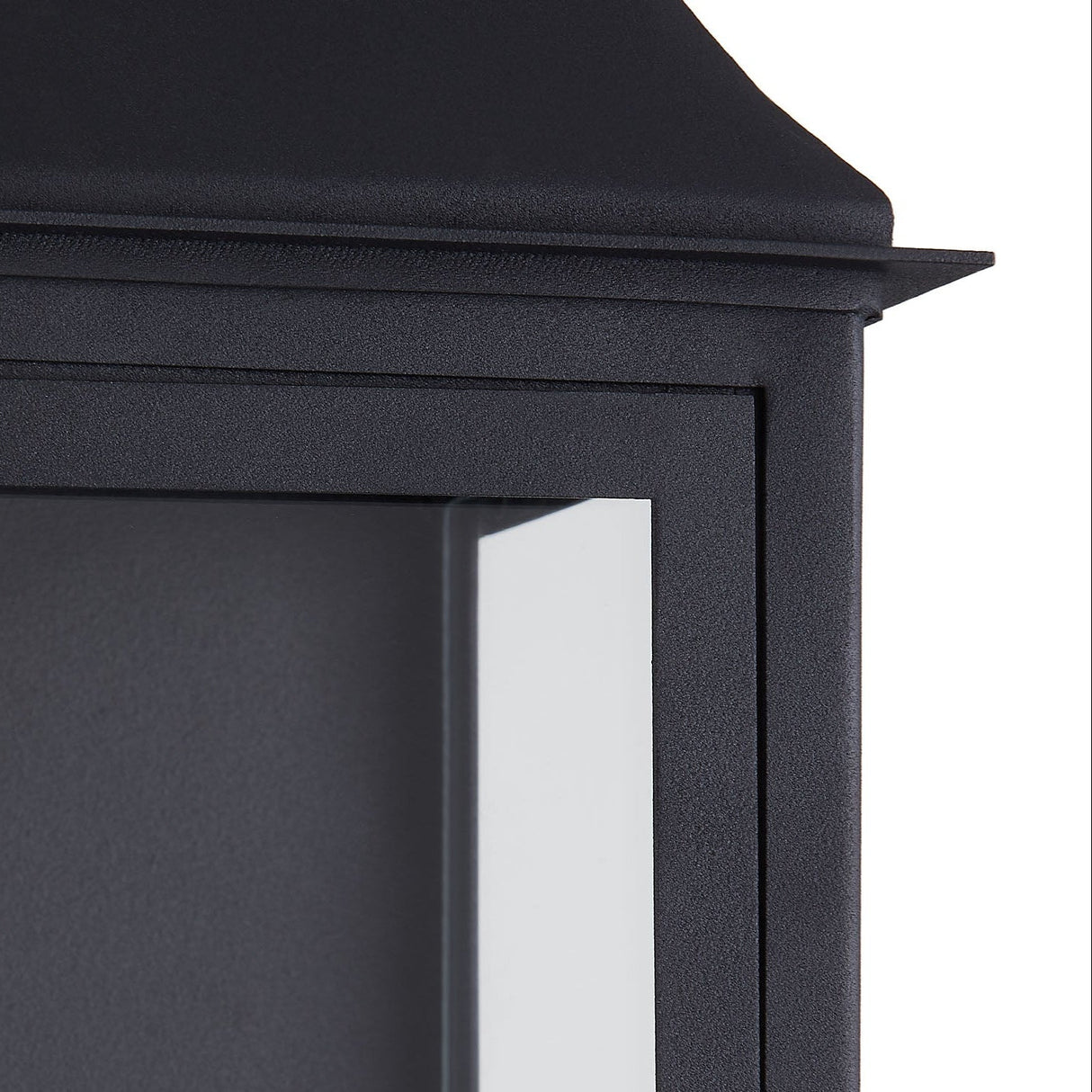 Dante Outdoor Wall Light, Medium 19", Black and Patina Brass