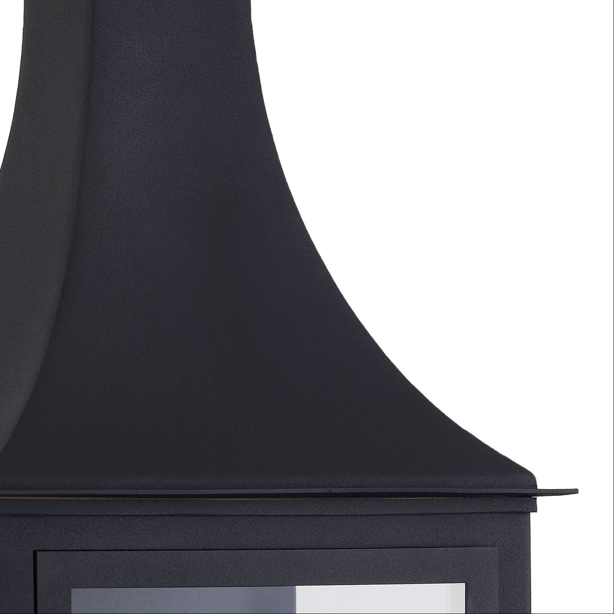 Dante Outdoor Wall Light, Large 24", Black and Patina Brass