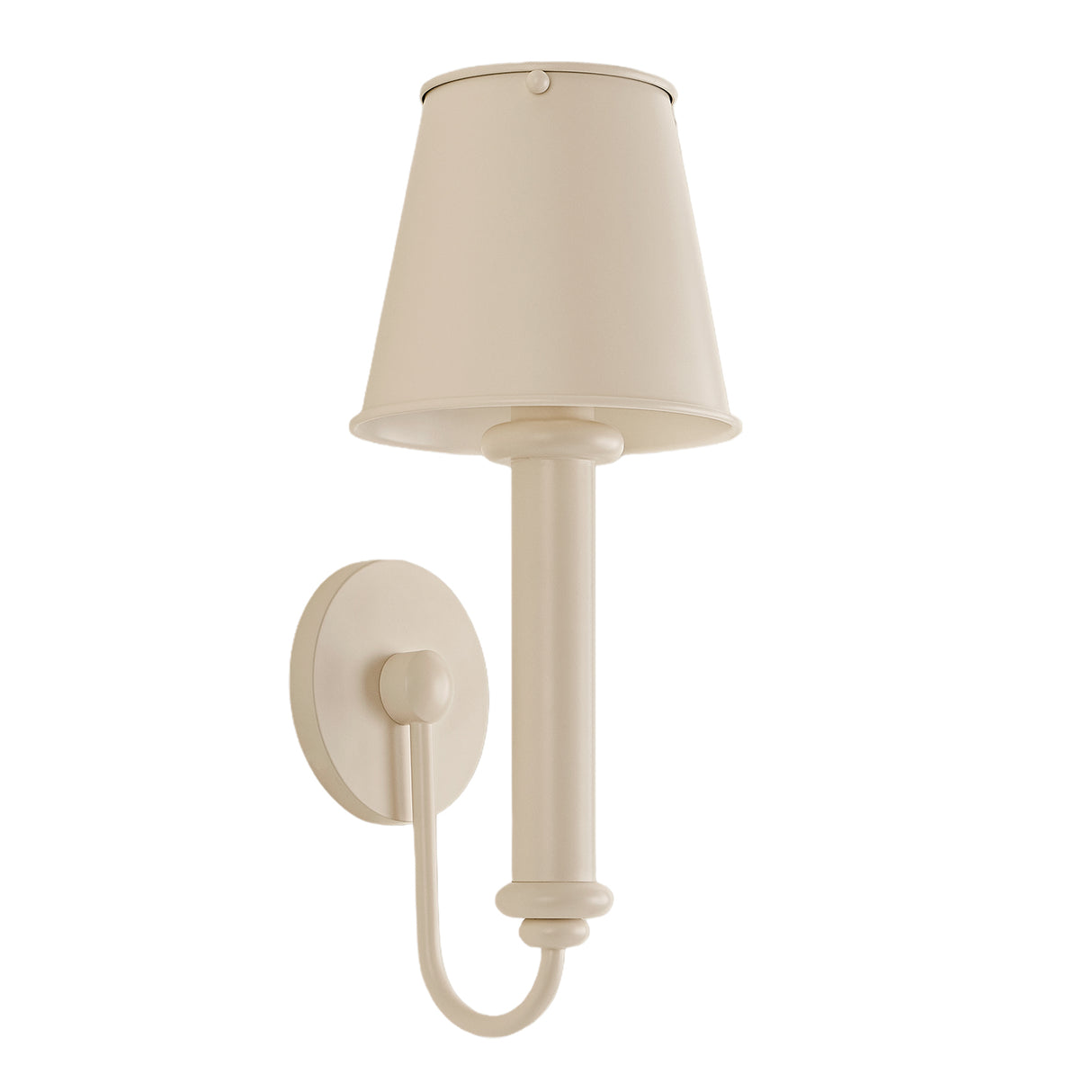 Dulcie Metal Wall Sconce 16", Bisque