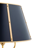 Avery 4 Light Large Pendant 20", Midnight Blue and Aged Brass