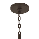 Haven Large Outdoor Pendant 28", Wicker and Bronze