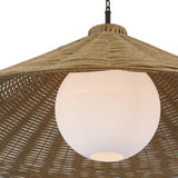 Haven Extra Large Outdoor Pendant 44", Wicker and Bronze