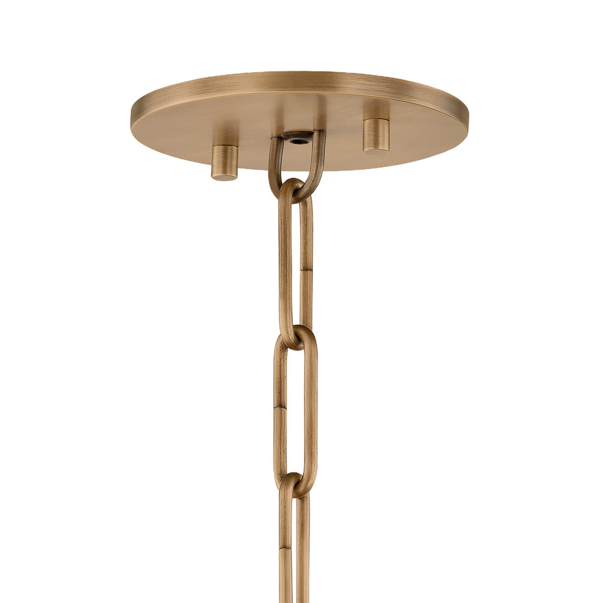 Jaffa Large Pendant 28", Rattan and Patina Brass