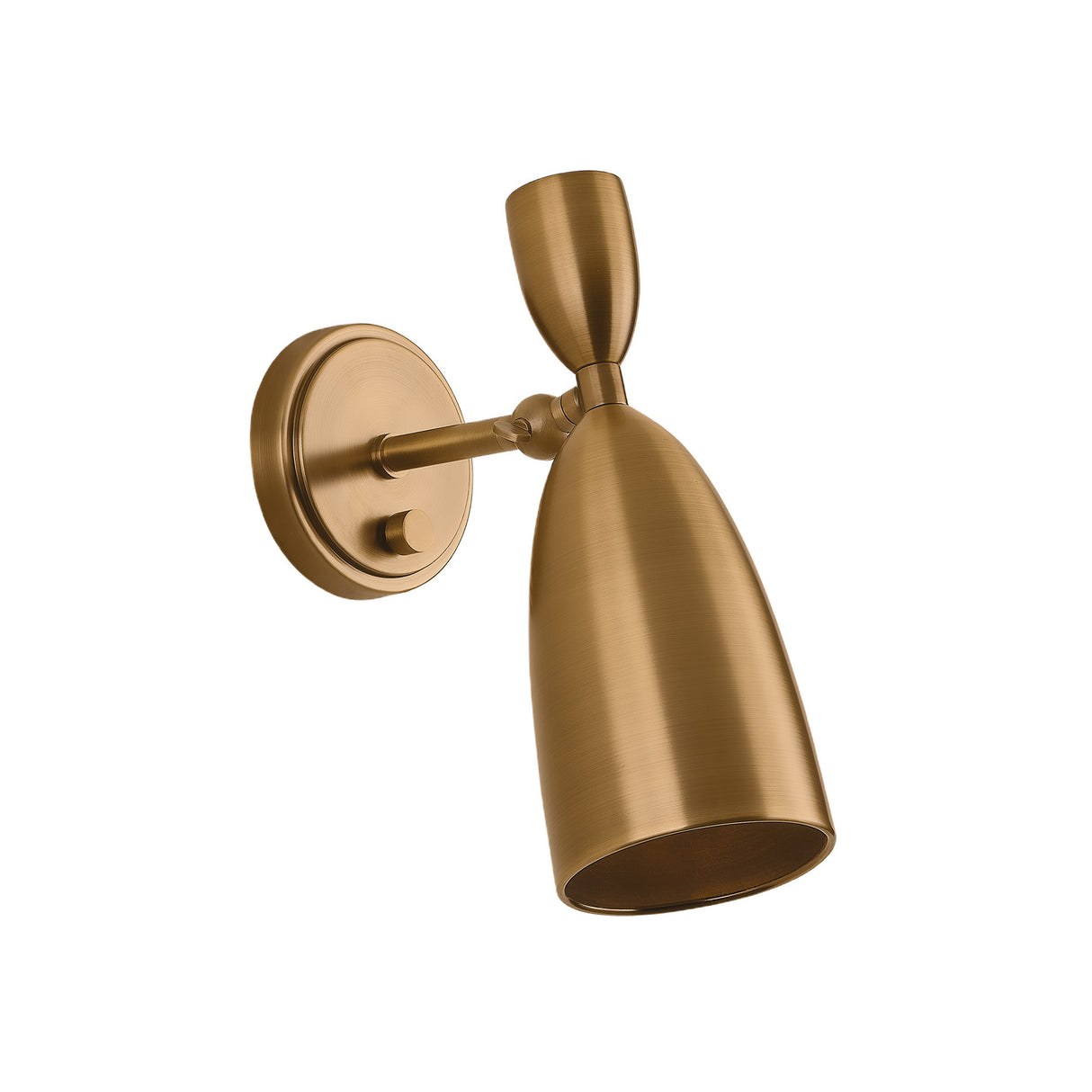 Hyla Pivot Wall Sconce 12", Patina Brass