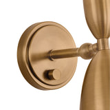 Hyla Pivot Wall Sconce 12", Patina Brass