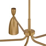 Hyla 5 Light Chandelier 50", Patina Brass