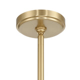 Maribel 4 Globe Pendant 16", Satin Brass