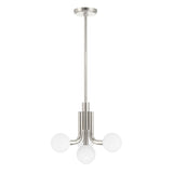 Maribel 4 Globe Pendant 16", Polished Nickel