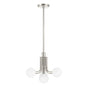 Maribel 4 Globe Pendant 16", Polished Nickel
