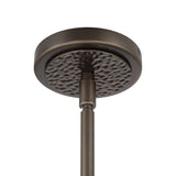 Valen 2 Shade Linear Pendant 56", Forged Bronze