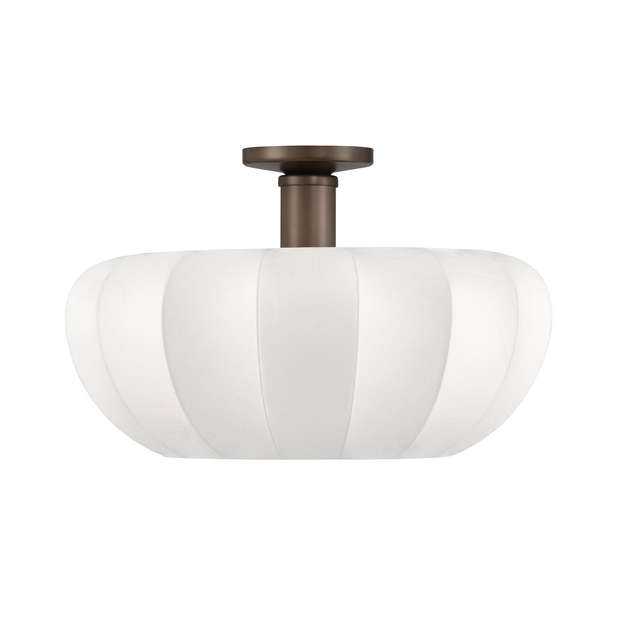 Uma Fabric Pendant 22", Bronze