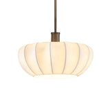 Uma Fabric Pendant 22", Bronze